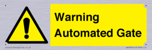 Warning Automated Gate